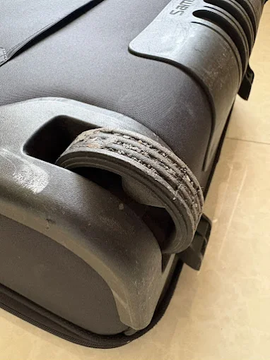 two wheels upright bag repair